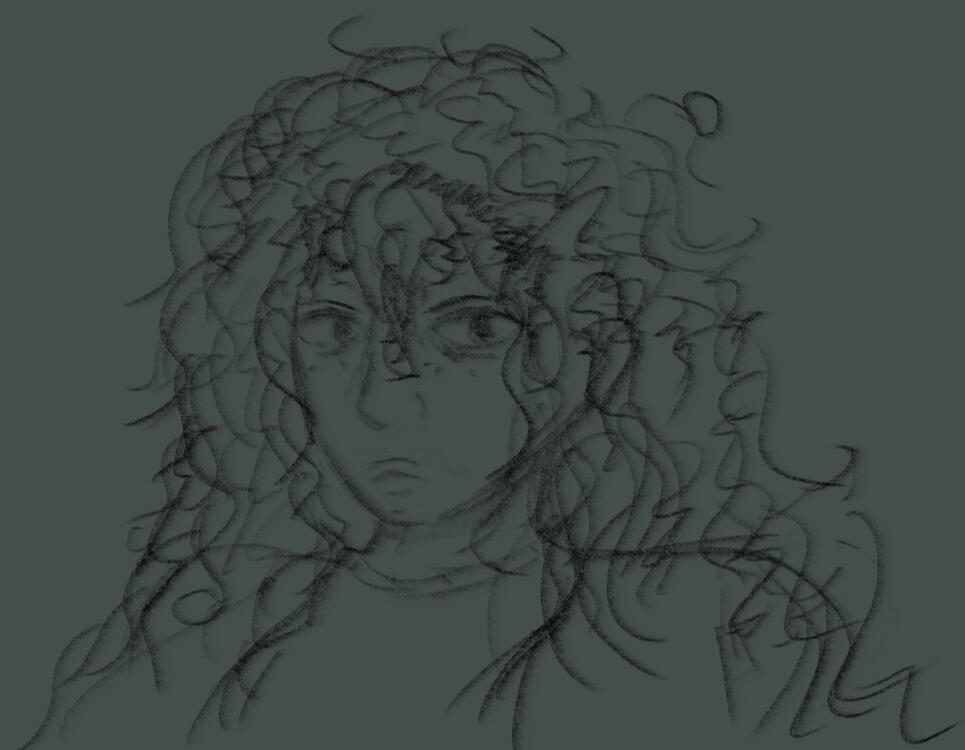 Militus' sketch of The Scarlet King, AKA Phoenix.