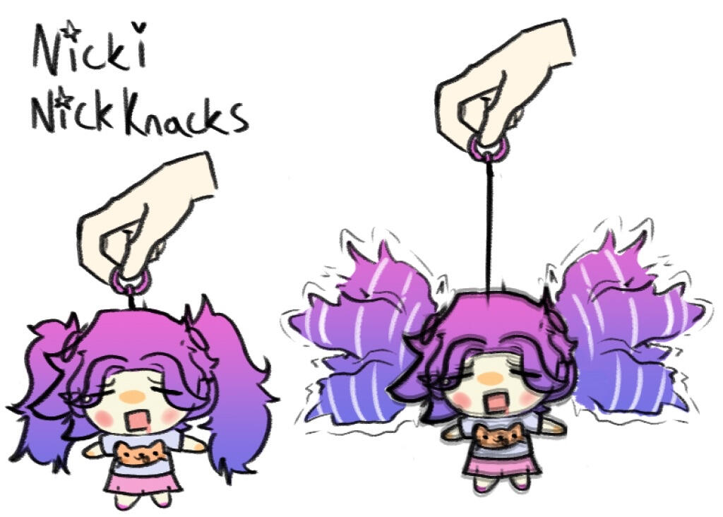 A Nicki toy, drawn by Brytato. This has no lore relevance.