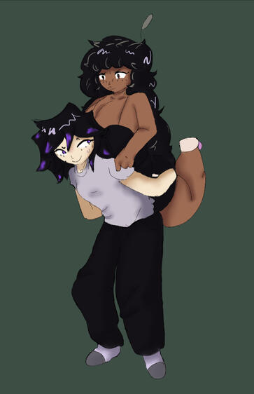 Piggyback, by Brytato.