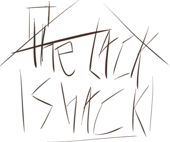 The logo for The Lack Shack, by Brytato.
