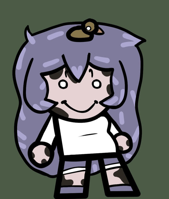 Aubrey in the Mewgenics artstyle, by Brytato.