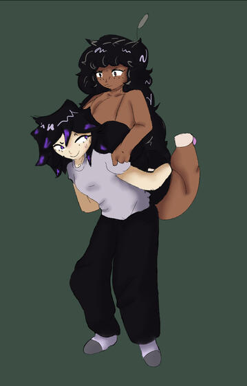Piggyback, by Brytato.